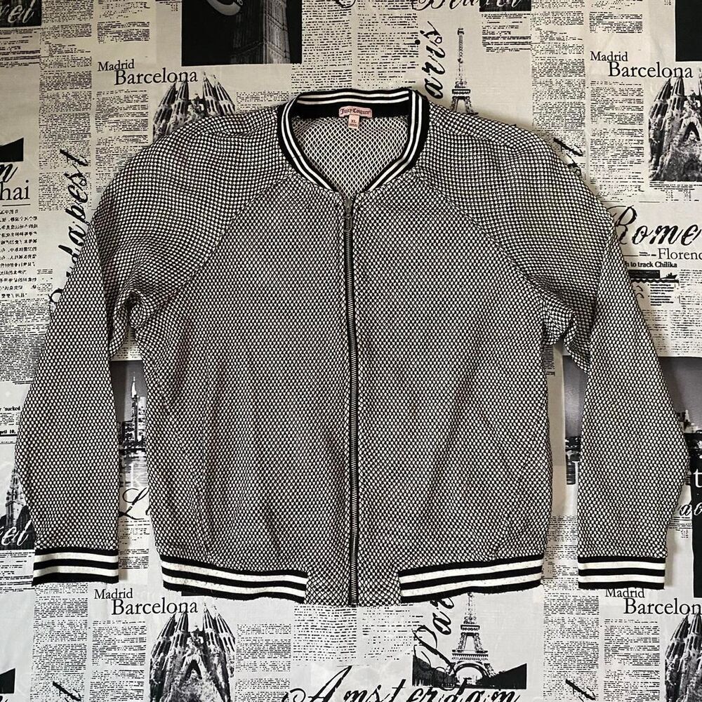 Juicy-couture Women's Black and White Sweatshirt